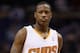 PHOENIX, AZ - DECEMBER 06: Archie Goodwin #20 of the Phoenix Suns during the NBA game against the Toronto Raptors at US Airways Center on December 6, 2013 in Phoenix, Arizona. The Suns defeated the Raptors 106-97. NOTE TO USER: User expressly acknowledg