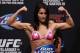 Oct 18, 2013; Houston, TX, USA; Jessica Eye during the weigh-in for UFC 166 at Toyota Center. Mandatory Credit: Andrew Richardson-USA TODAY Sports