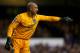 LIVERPOOL, ENGLAND - DECEMBER 26: Tim Howard of Everton gestures during the Barclays Premier League match between Everton and Sunderland at Goodison Park on December 26, 2013 in Liverpool, England. (Photo by Paul Thomas/Getty Images)