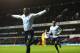 Defoe celebrates his first Premier League goal of the season.