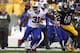 PITTSBURGH, PA - NOVEMBER 10: Jairus Byrd #31 of the Buffalo Bills runs after catching an interception in the first half against the Pittsburgh Steelers during the game on November 10, 2013 at Heinz Field in Pittsburgh, Pennsylvania. (Photo by Justin K.