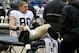 SEATTLE, WA - JANUARY 11: Tight end Jimmy Graham #80 of the New Orleans Saints sits on the trainer's table in the second half while taking on the Seattle Seahawks during the NFC Divisional Playoff Game at CenturyLink Field on January 11, 2014 in Seattle,