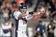 Dec 29, 2013; Oakland, CA, USA; Denver Broncos quarterback Peyton Manning (18) calls an audible in the second quarter against the Oakland Raiders at O.co Coliseum. Mandatory Credit: Kirby Lee-USA TODAY Sports