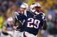 FOXBORO, MA - JANUARY 11: LeGarrette Blount #29 of the New England Patriots runs a 73 yard touchdown in the fourth quarter against the Indianapolis Colts during the AFC Divisional Playoff game at Gillette Stadium on January 11, 2014 in Foxboro, Massachus