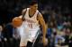 Jan 11, 2014; Oklahoma City, OK, USA; Oklahoma City Thunder shooting guard Jeremy Lamb (11) handles the ball against the Milwaukee Bucks at Chesapeake Energy Arena. Mandatory Credit: Mark D. Smith-USA TODAY Sports