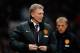 MANCHESTER, ENGLAND - JANUARY 11: Manchester United Manager David Moyes looks on prior to the Barclays Premier League match between Manchester United and Swansea City at Old Trafford on January 11, 2014 in Manchester, England. (Photo by Shaun Botterill/