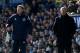 LIVERPOOL, ENGLAND - FEBRUARY 20: Everton manager David Moyes with Manchester United manager Sir Alex Ferguson during the Barclays Premier League match between Everton and Manchester United at Goodison Park on February 20, 2010 in Liverpool, England. (P