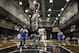 Team Atlanta throws down a dunk during Thursday's action.