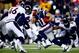 FOXBORO, MA - NOVEMBER 24: Wide receiver Julian Edelman #11 of the New England Patriots runs with the ball against the Denver Broncos during a game at Gillette Stadium on November 24, 2013 in Foxboro, Massachusetts. (Photo by Jared Wickerham/Getty Image