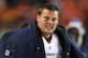 DENVER, CO - JANUARY 12: Philip Rivers #17 of the San Diego Chargers reacts to a call in the fourth quarter against the Denver Broncos during the AFC Divisional Playoff Game at Sports Authority Field at Mile High on January 12, 2014 in Denver, Colorado.