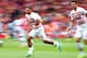 LONDON, ENGLAND - AUGUST 17: Alex Oxlade-Chamberlain of Arsenal warms up ahead of the Barclays Premier League match between Arsenal and Aston Villa at Emirates Stadium on August 17, 2013 in London, England. (Photo by Clive Mason/Getty Images)