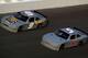 Chase (No.9) led Nationwide testing at Daytona on Saturday, ahead of his father Bill (No.5).