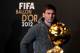 ZURICH, SWITZERLAND - JANUARY 07: Lionel Messi of Argentina attends the press conference with nominees for World Player of the Year and World Coach of the Year for Men's Football prior to the FIFA Ballon d'Or Gala 2013 at Congress House on January 7, 201