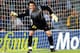 BARCELONA - MAY 4: Victor Valdes of Barcelona organises his defence during the Spanish Primera Liga match between Barcelona and Rayo Vallecano held on May 4, 2003 at the Nou Camp, in Barcelona, Spain. Barcelona won the match 3-0. (Photo by Firo Foto/Gett