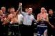 MANCHESTER, ENGLAND - NOVEMBER 23: Carl Froch celebrates his victoy over George Groves during their IBF and WBA World Super Middleweight bout at Phones4u Arena on November 23, 2013 in Manchester, England. (Photo by Scott Heavey/Getty Images)