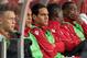 MONTE-CARLO, MONACO - DECEMBER 20: Monaco's foward Radamel Falcao sits on the bench during the first period of the French L1 football match between AS Monaco vs Valenciennes at Louis II Stadium on December 20, 2013 in Monte-Carlo, Monaco. (Photo by Did