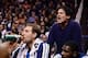 Dec 21, 2013; Phoenix, AZ, USA; Dallas Mavericks team owner Mark Cuban yells from the sidelines in the second half of the game against the Phoenix Suns at US Airways Center. The Suns won 123-108. Mandatory Credit: Jennifer Stewart-USA TODAY Sports
