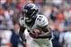 Dec 22, 2013; Houston, TX, USA; Denver Broncos running back Montee Ball (28) rushes during the first quarter against the Houston Texans at Reliant Stadium. Mandatory Credit: Troy Taormina-USA TODAY Sports