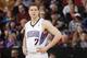 SACRAMENTO, CA - JANUARY 4: Jimmer Fredette #7 of the Sacramento Kings in a game against the Charlotte Bobcats on January 4, 2014 at Sleep Train Arena in Sacramento, California. NOTE TO USER: User expressly acknowledges and agrees that, by downloading and