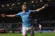NEWCASTLE UPON TYNE, ENGLAND - JANUARY 12: Manchester City striker Alvaro Negredo celebrates after scoring the second goal during the Barclays Premier League match between Newcastle United and Manchester City at St James' Park on January 12, 2014 in Newc