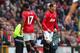 MANCHESTER, ENGLAND - OCTOBER 26: Nani of Manchester United is substituted for Adnan Januzaj during the Barclays Premier League match between Manchester United and Stoke City at Old Trafford on October 26, 2013 in Manchester, England. (Photo by Alex Liv