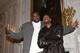 28 Jan 2002: Shaquille O''Neal and Kobe Bryant ham it up during the Los Angeles Lakers'' visit the White House in Wahington D.C. to honor their 2001 NBA Championship. DIGITAL IMAGE. NOTE TO USER: User expressly acknowledges and agrees that, by downloadi