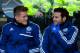 HULL, ENGLAND - JANUARY 11: Substitutes Andre Schurrle and Juan Mata of Chelsea on the bench during the Barclays Premier League match between Hull City and Chelsea at KC Stadium on January 11, 2014 in Hull, England. (Photo by Laurence Griffiths/Getty Im