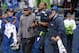 SEATTLE, WA - JANUARY 11: Wide receiver Percy Harvin #11 of the Seattle Seahawks is helped off the field late in the second quarter against the New Orleans Saints during the NFC Divisional Playoff Game at CenturyLink Field on January 11, 2014 in Seattle,