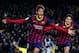 BARCELONA, SPAIN - DECEMBER 14: Neymar of FC Barcelona celebrates after scoring his team's second goal during the La Liga match between FC Barcelona and Villarreal CF at Camp Nou on December 14, 2013 in Barcelona, Spain. (Photo by David Ramos/Getty Imag