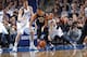 DALLAS, TX - JANUARY 11: Eric Gordon #10 of the New Orleans Pelicans has his pocket picked by Monta Ellis #11 of the Dallas Mavericks on January 11, 2014 at the American Airlines Center in Dallas, Texas. NOTE TO USER: User expressly acknowledges and agree