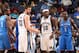 MEMPHIS, TN - JANUARY 14: Marc Gasol #33 and Zach Randolph #50 of the Memphis Grizzlies talk during a game against the Oklahoma City Thunder on January 14, 2014 at FedExForum in Memphis, Tennessee. NOTE TO USER: User expressly acknowledges and agrees that