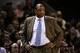 Jan 4, 2014; San Antonio, TX, USA; Los Angeles Clippers head coach Doc Rivers watches from the sideline during the second half against the San Antonio Spurs at AT&T Center. The Spurs won 116-92. Mandatory Credit: Soobum Im-USA TODAY Sports