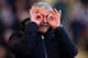 HULL, ENGLAND - JANUARY 11: Jose Mourinho manager of Chelsea gestures during the Barclays Premier League match between Hull City and Chelsea at KC Stadium on January 11, 2014 in Hull, England. (Photo by Michael Regan/Getty Images)