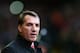 LIVERPOOL, ENGLAND - JANUARY 05: Brendan Rodgers, manager of Liverpool looks on prior to the Budweiser FA Cup third round match between Liverpool and Oldham Athletic at Anfield on January 5, 2014 in Liverpool, England. (Photo by Clive Mason/Getty Images