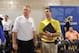 ORLANDO, FL - JULY 8: New coach of Boston Celtics Brad Stevens (R) confers with Daniel Ray 'Danny' Ainge, basketball executive, President of Basketball Operations for the Boston Celtics (L) during the 2013 Southwest Airlines Orlando Pro Summer League on