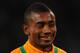 CASABLANCA, MOROCCO - NOVEMBER 16: Salomon Kalou of Ivory Coast lines up for the National Anthem ahead of the FIFA 2014 World Cup Qualifier Play-off Second Leg between Senegal and Ivory Coast at Stade Mohammed V on November 16, 2013 in Casablanca, Morocc