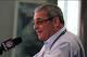 Feb 21, 2013; Indianapolis, IN, USA; Carolina Panthers general manager Dave Gettleman speaks at a press conference during the 2013 NFL Combine at Lucas Oil Stadium. Mandatory Credit: Brian Spurlock-USA TODAY Sports