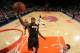 NEW YORK, NY - JANUARY 9: LeBron James #6 of the Miami Heat dunks against the New York Knicks during a game at Madison Square Garden in New York City on January 9, 2014. NOTE TO USER: User expressly acknowledges and agrees that, by downloading and or usi
