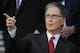 LIVERPOOL, ENGLAND - OCTOBER 17: Liverpool owner John W Henry looks on during the Barclays Premier League match between Everton and Liverpool at Goodison Park on October 17, 2010 in Liverpool, England. (Photo by Michael Regan/Getty Images)