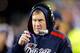 FOXBORO, MA - JANUARY 11: Head coach Bill Belichick of the New England Patriots looks on against the Indianapolis Colts during the AFC Divisional Playoff game at Gillette Stadium on January 11, 2014 in Foxboro, Massachusetts. (Photo by Jim Rogash/Getty