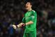 MANCHESTER, ENGLAND - JANUARY 15: Costel Pantilimon of Manchester City celebrates his team's opening goal during the Budweiser FA Cup Third Round Replay match between Manchester City and Blackburn Rovers at the Etihad Stadium on January 15, 2014 in Manch