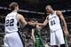 Typically, Tiago Splitter and Tim Duncan share the frontcourt as starters at center and power forward, respectively.