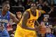 CLEVELAND, OH - JANUARY 2: Anthony Bennett #15 of the Cleveland Cavaliers controls the ball against Jason Maxiell #54 of the Orlando Magic at The Quicken Loans Arena on January 2, 2014 in Cleveland, Ohio. NOTE TO USER: User expressly acknowledges and ag