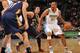 DENVER, CO - DECEMBER 15: Andre Miller #24 of the Denver Nuggets dribbles the ball against the New Orleans Pelicans on December 15, 2013 at the Pepsi Center in Denver, Colorado. NOTE TO USER: User expressly acknowledges and agrees that, by downloading and