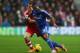 SOUTHAMPTON, ENGLAND - JANUARY 01: Ashley Cole of Chelsea holds off Steven Davis of Southampton during the Barclays Premier League match between Southampton and Chelsea at St Mary's Stadium on January 1, 2014 in Southampton, England. (Photo by Warren Li