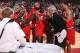 PORTLAND, OR - DECEMBER 5: Greg Oden #52 of the Portland Trail Blazers is helped onto a stretcher by his teamates during a game against the Houston Rockets on December 5, 2009 at the Rose Garden Arena in Portland, Oregon. NOTE TO USER: User expressly ackn