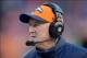 Jan 12, 2014; Denver, CO, USA; Denver Broncos coach John Fox during the 2013 AFC divisional playoff football game against the San Diego Chargers at Sports Authority Field at Mile High. Mandatory Credit: Kirby Lee-USA TODAY Sports