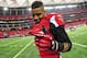 ATLANTA, GA - SEPTEMBER 15: Thomas DeCoud #28 of the Atlanta Falcons celebrates after the game against the St. Louis Rams at the Georgia Dome on September 15, 2013 in Atlanta, Georgia. (Photo by Scott Cunningham/Getty Images)