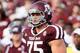 COLLEGE STATION, TX - NOVEMBER 09: Jake Matthews #75 of the Texas A&M Aggies waits on the field before the game against the Mississippi State Bulldogs at Kyle Field on November 9, 2013 in College Station, Texas. (Photo by Scott Halleran/Getty Images)