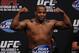 Oct 18, 2013; Houston, TX, USA; Daniel Cormier during the weigh-in for UFC 166 at Toyota Center. Mandatory Credit: Andrew Richardson-USA TODAY Sports